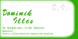 dominik illes business card